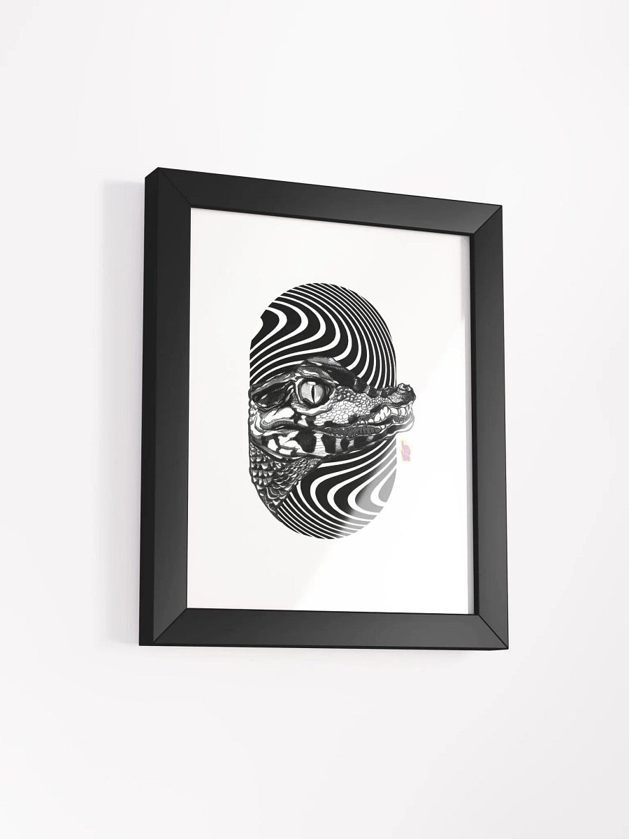 (Cuadro) SUMINAGASHI BLACK CROCODILE product image (2)