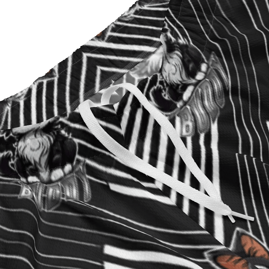 Buddy All-Over Print Recycled Unisex Mesh Shorts product image (3)