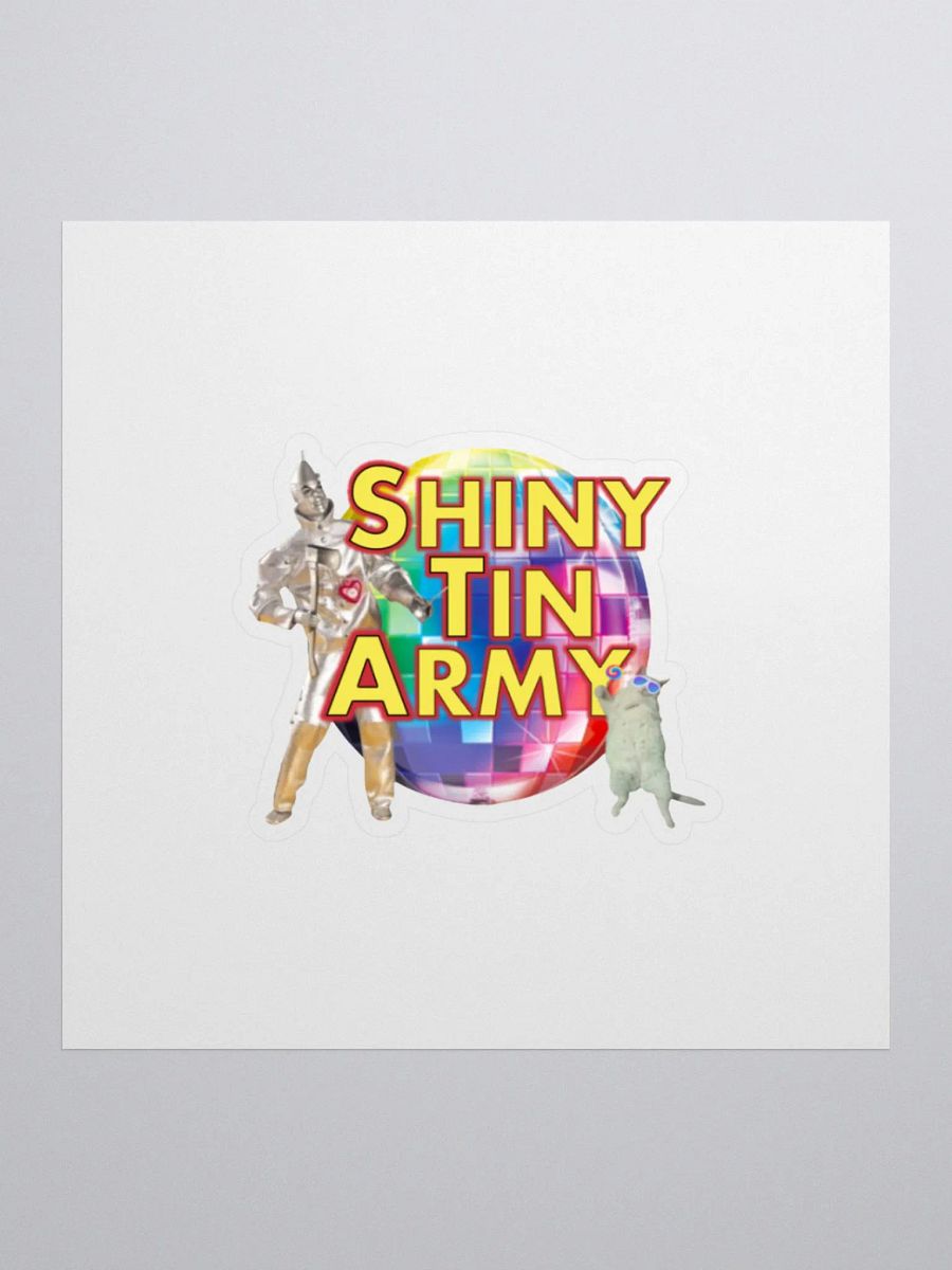 Shiny Tin Army Sticker product image (2)