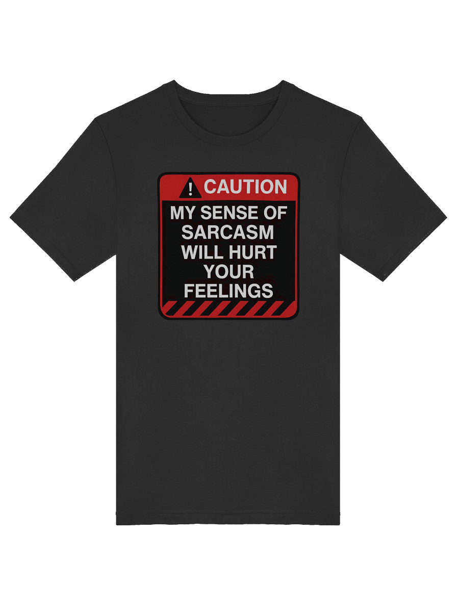 Women's Caution: My Level Of Sarcasm T-Shirt – Funny Warning Graphic Tee | Bold Sarcastic Humor Shirt product image (5)