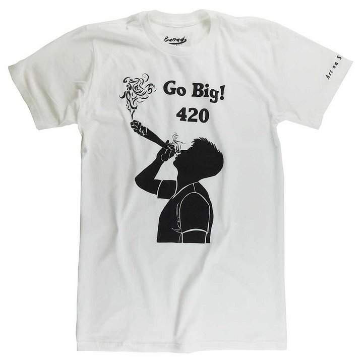 420 Friendly? Then Go Big! A Plant Loving T-Shirt in White product image (1)