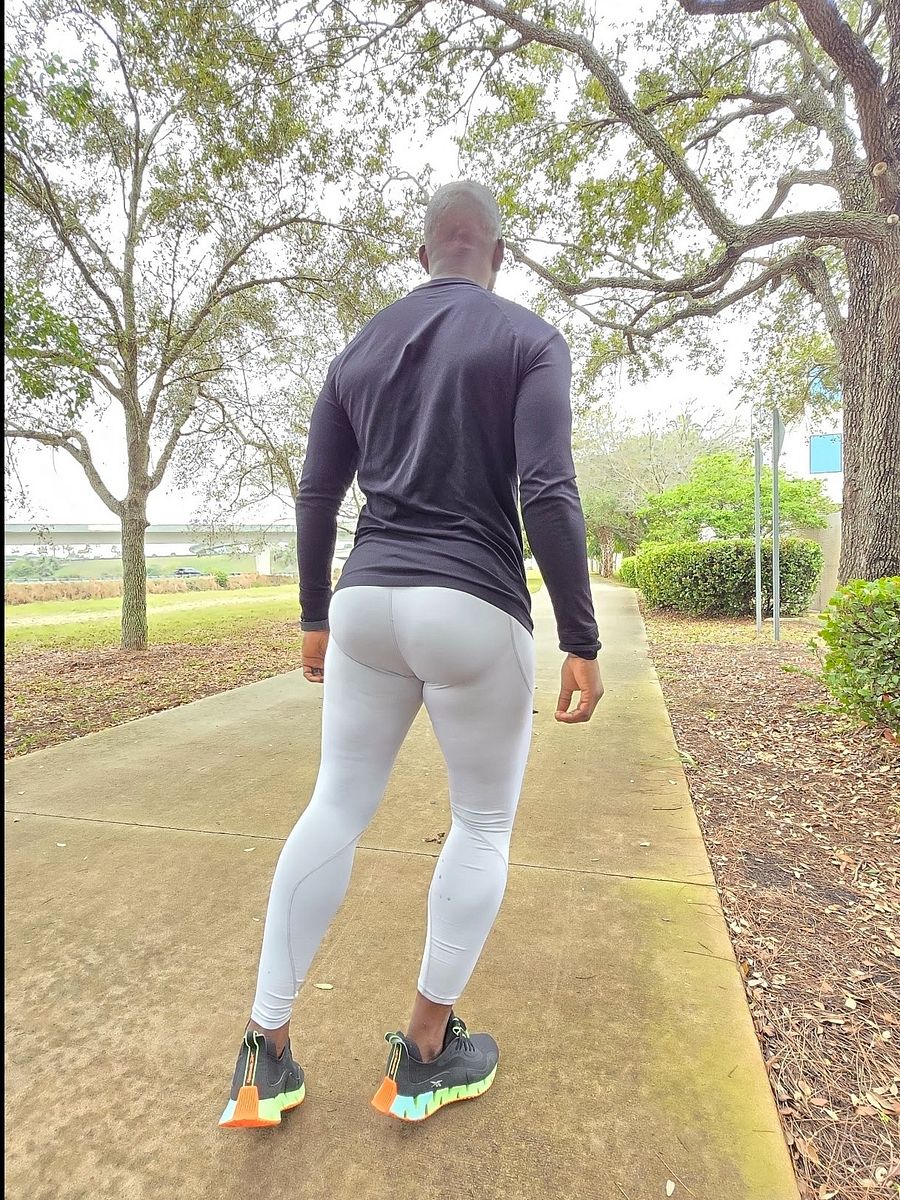 Unisex White Yoga Leggings product image (1)