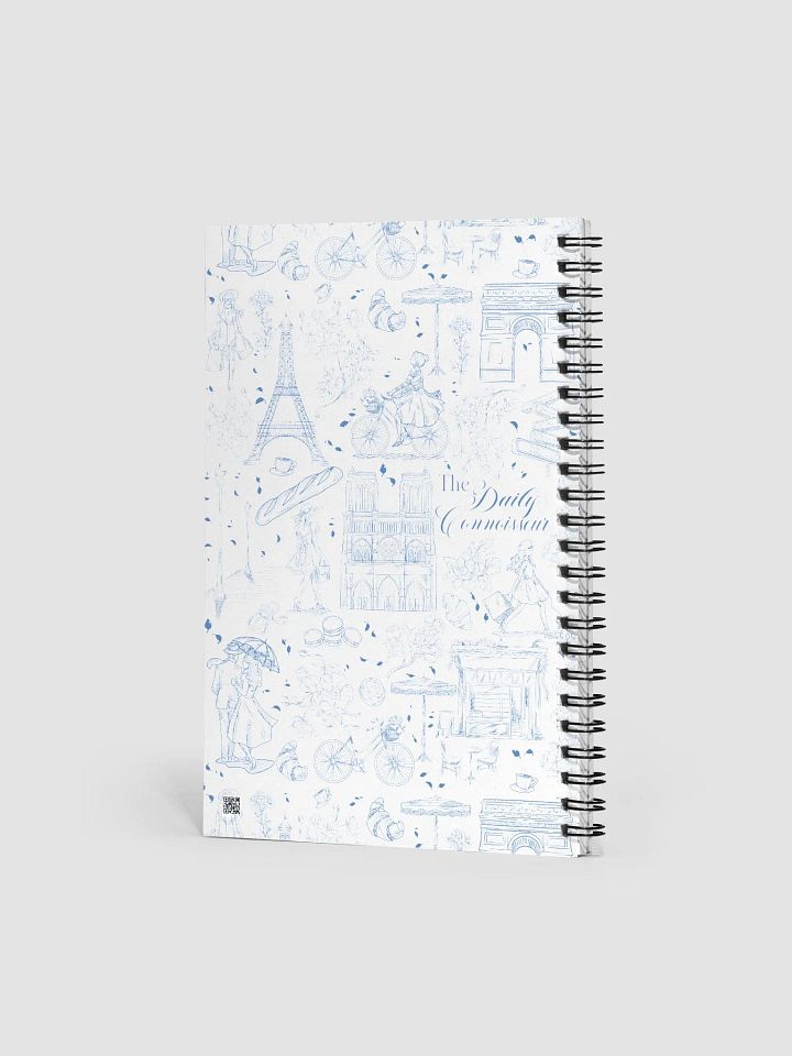 Parisian Toile Spiral Notebook product image (2)