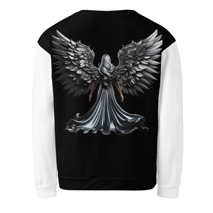 A Silver Angel and Cross - Unisex Sweatshirt #7 product image (2)