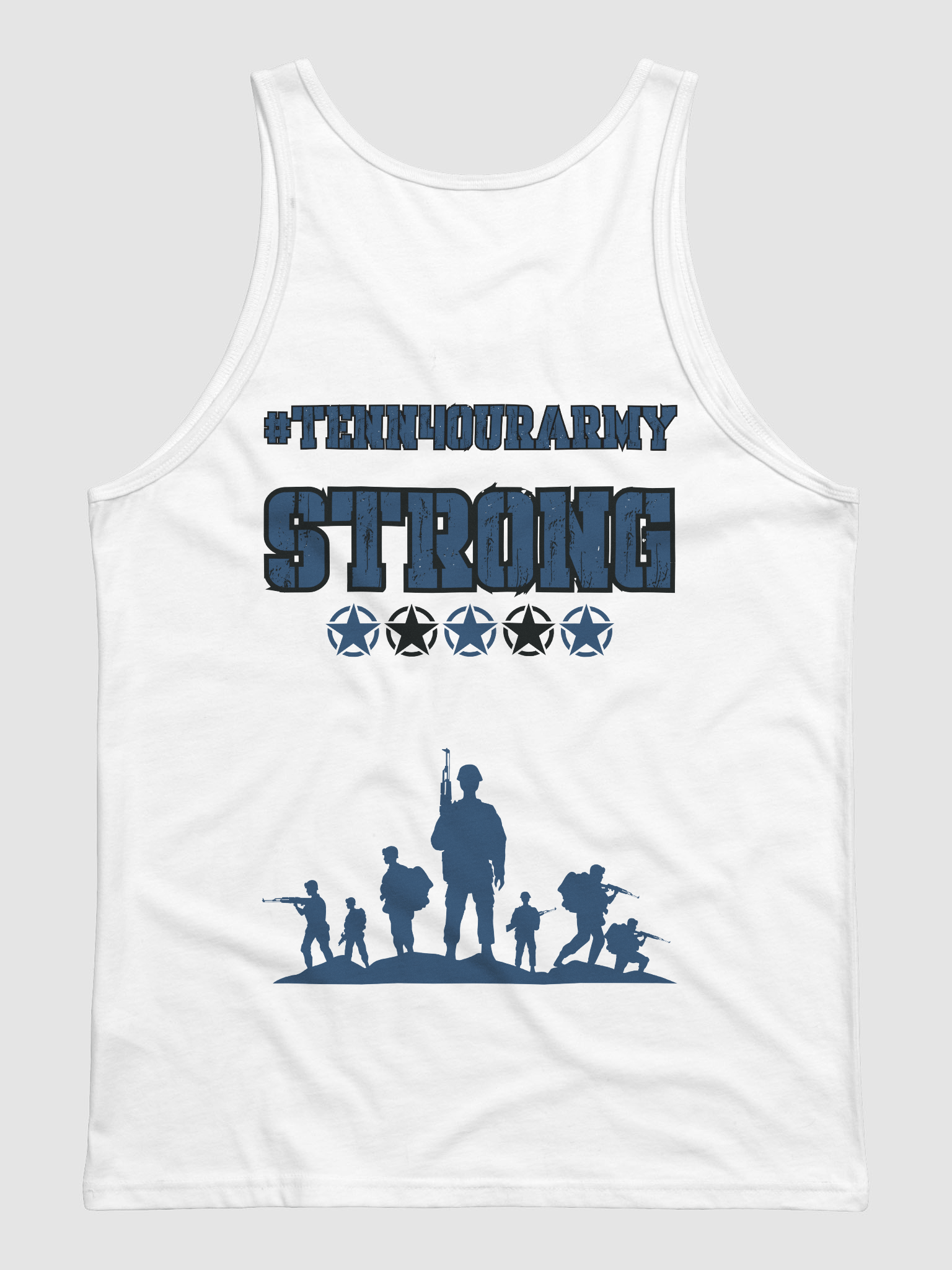 #TeNN4OURARMY Tank - Navy & Black product image (3)