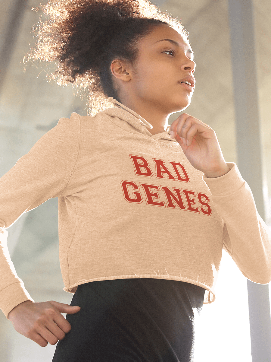 (2 sided) Bad Genes crop hoodie product image (1)