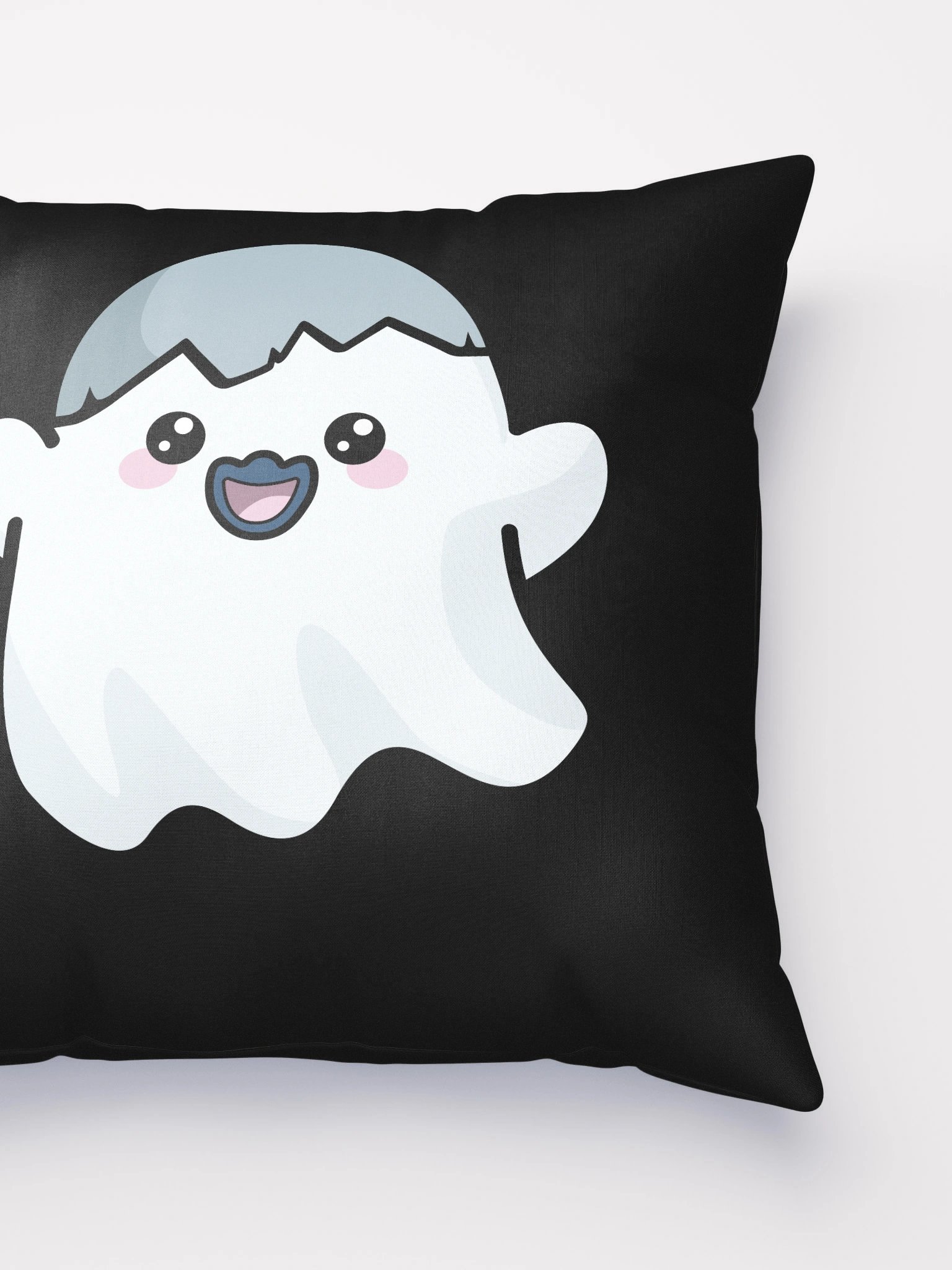 Ghost Battle Chicken Throw Pillow product image (2)