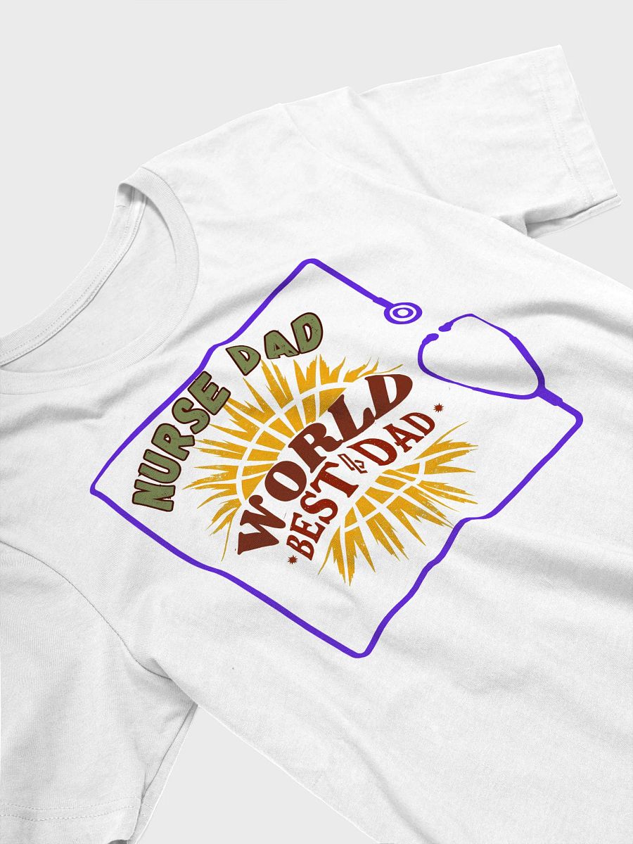 Stethoscope, Nurse Dad World's Best T-Shirt product image (24)