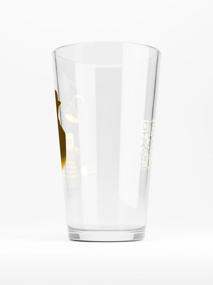 Golden Elegance Shaker Pint Glass product image (1)