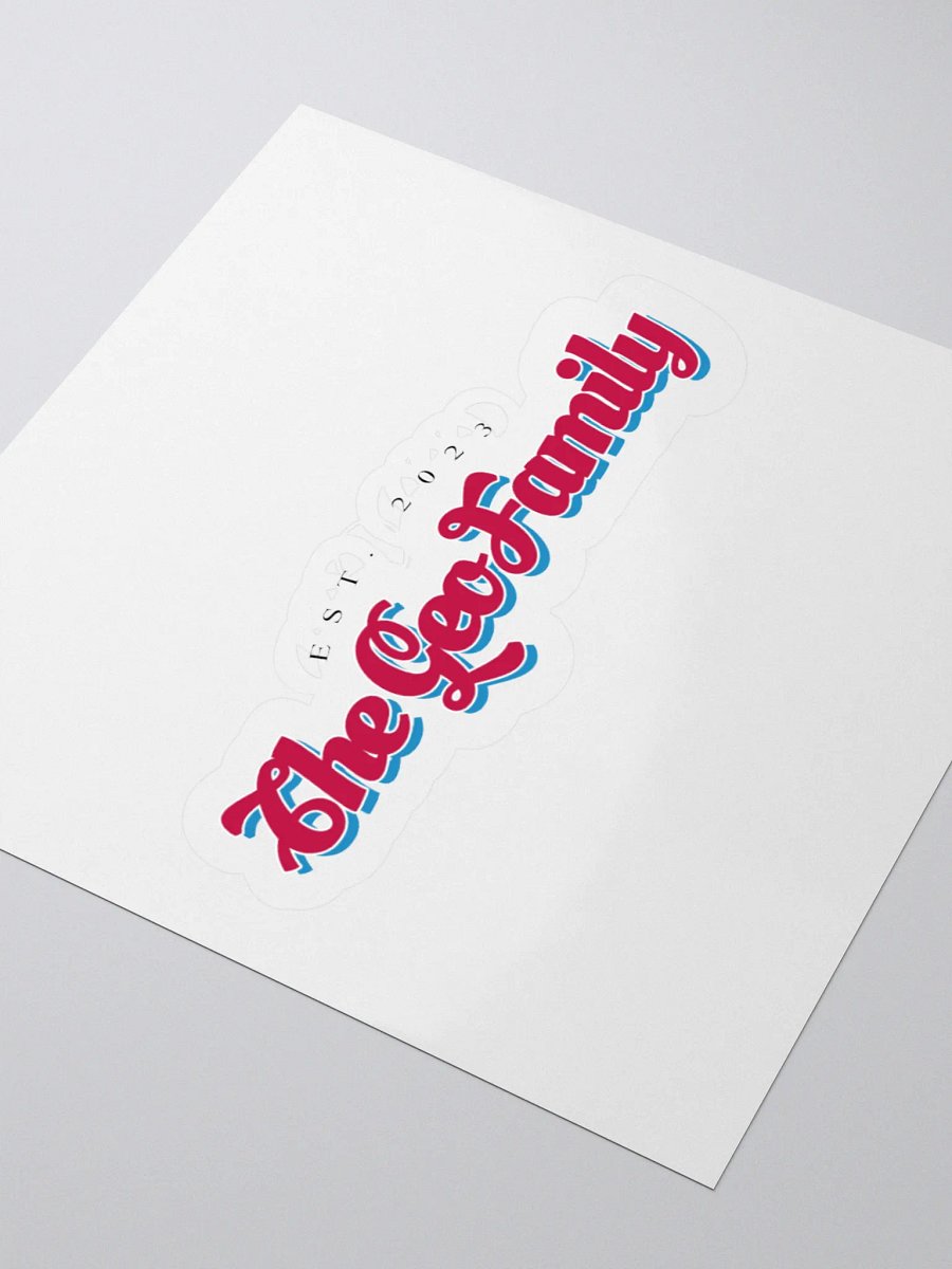 The Geo Family Est. 2023 stickers product image (9)