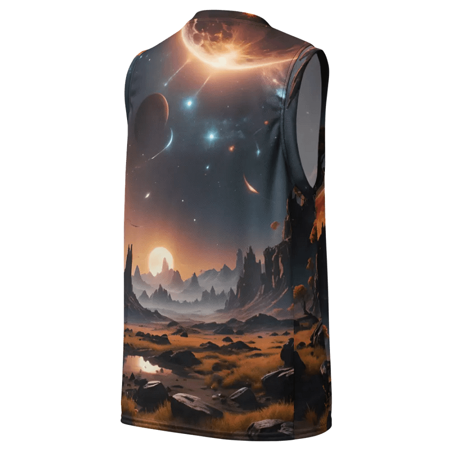 Harmony Reverie All-Over Print Basketball Jersey product image (9)