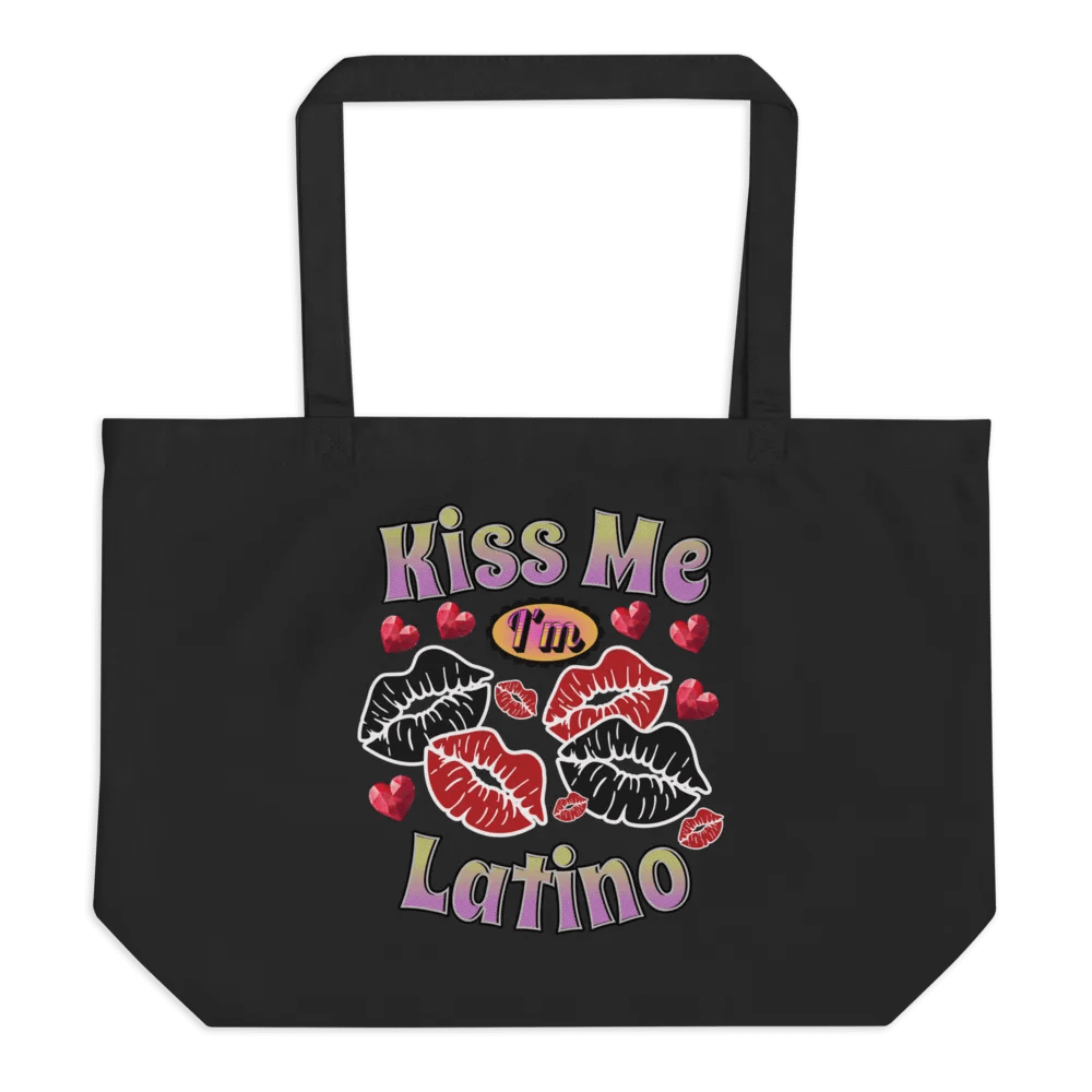 Kiss Me Im Latino Organic Cotton Tote product image (1)