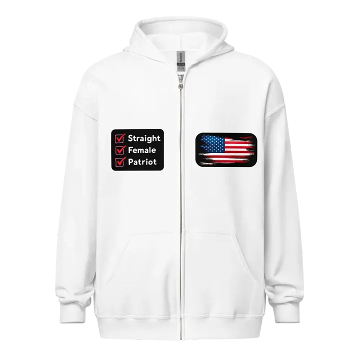 Zip Hoodie: Female Checklist product image (2)