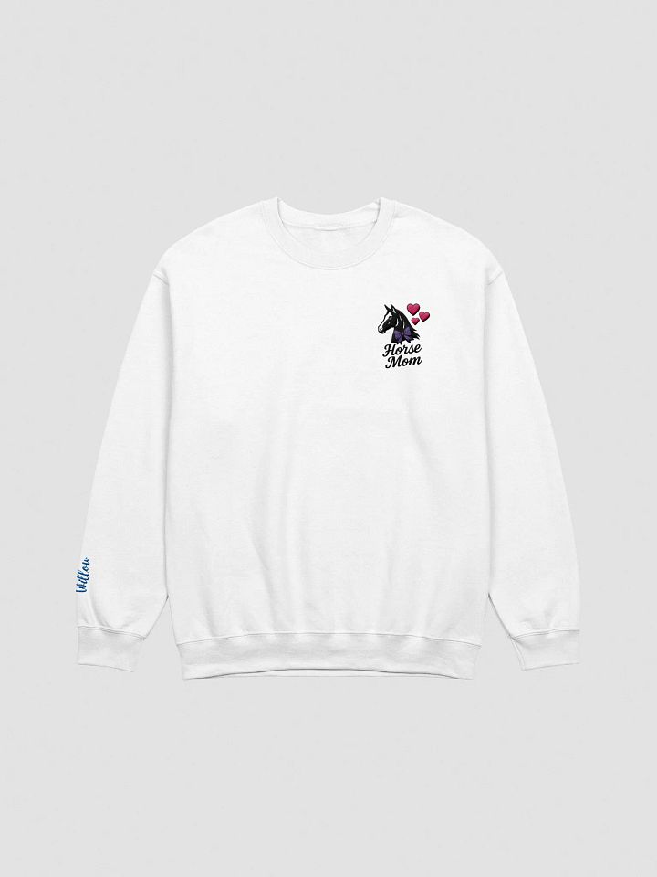 HORSE MOM / SWEATSHIRT WITH PERSONALIZED NAME / EMBROIDERED product image (2)