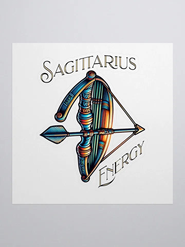 Zodiac Sign Sagittarius Energy Sticker product image (1)