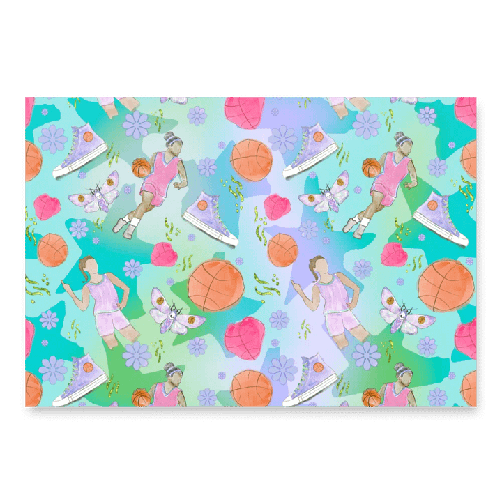 Basketball Fan Gift Wrap product image (1)