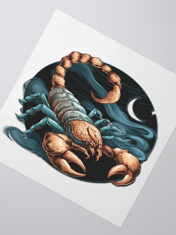 Scorpio Zodiac Sticker - Exclusive Celestial Design | TDS Music product image (5)