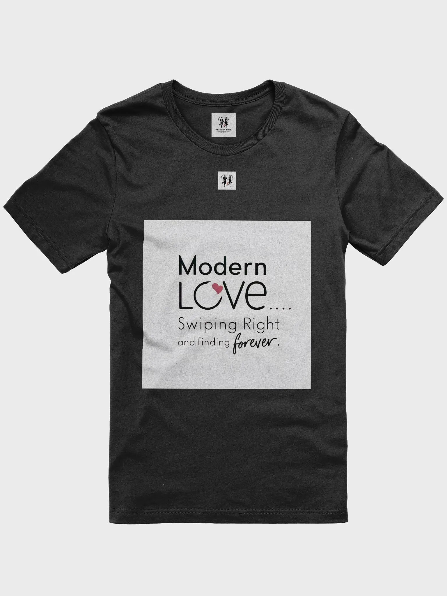 Modern Love Swiping Right Finding Forever Minimal Unisex T-Shirt product image (1)