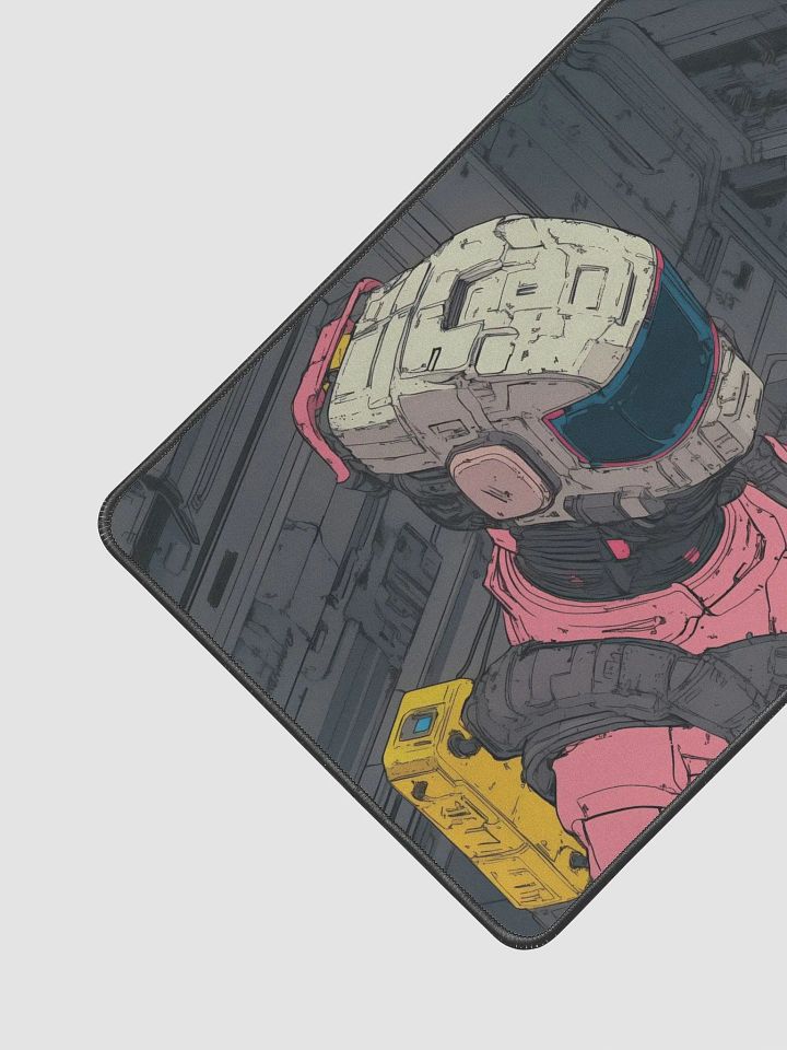 Futuristic Armor Desk Mat // 12” x 18” product image (2)
