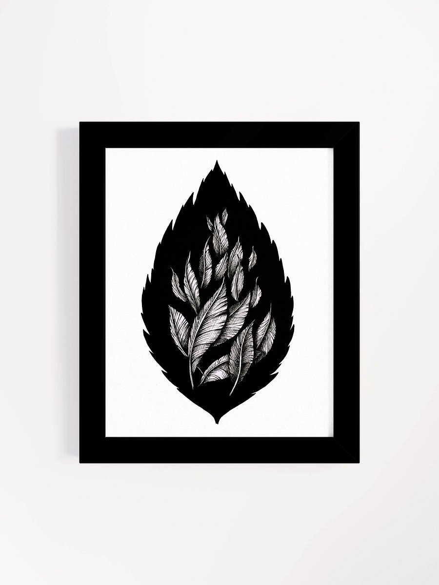 Dark Leaves - Framed Print product image (1)