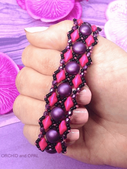 Beading Pattern – Criss Cross Candy Bracelet product image (2)