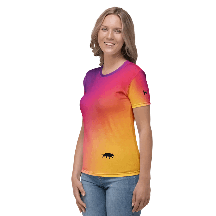 Dreamy Feline Fantasy Women's T-Shirt product image (4)