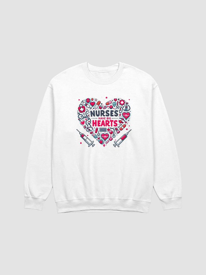Heartfelt Nurses Have Big Hearts Sweatshirt product image (7)