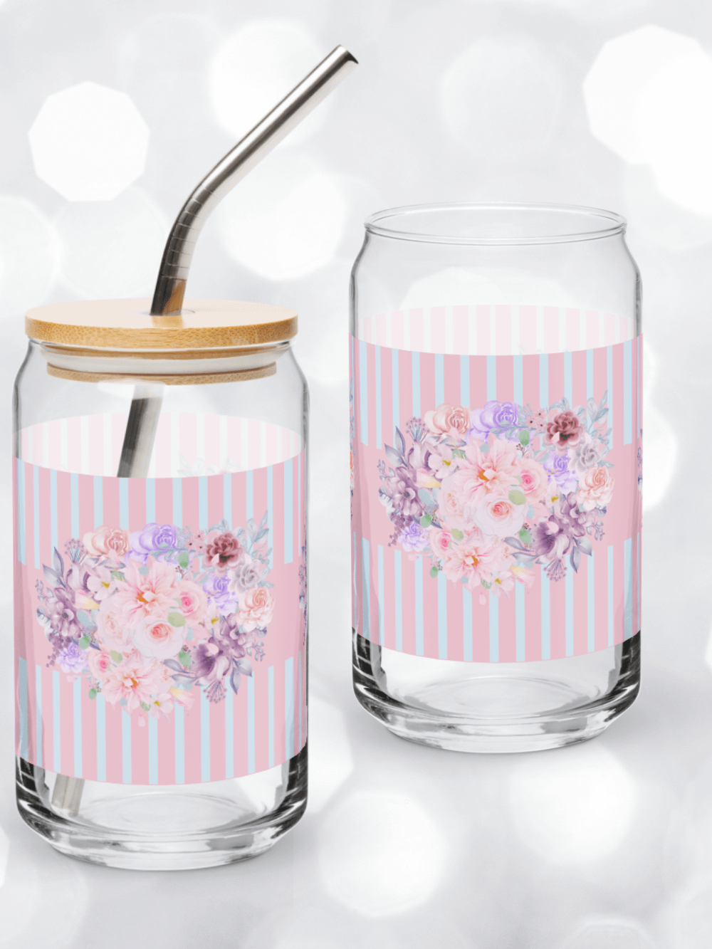Cottagecore Floral Bouquet Glass product image (1)