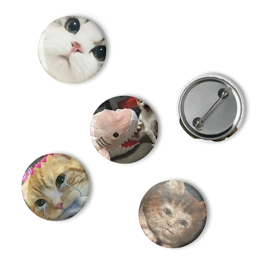 Set of Pin Buttons: Meme Cats 14 product image (6)