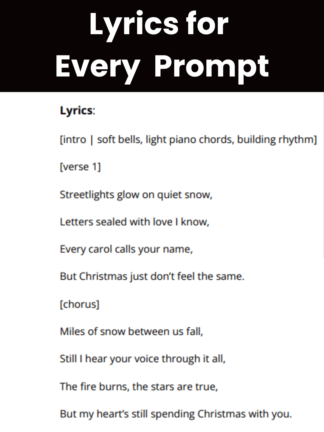 100 Christmas Prompts for Suno product image (4)