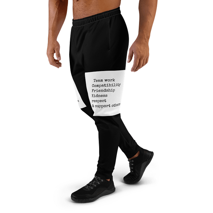 Team work makes the dream work All-Over Print Recycled Men's Joggers product image (1)