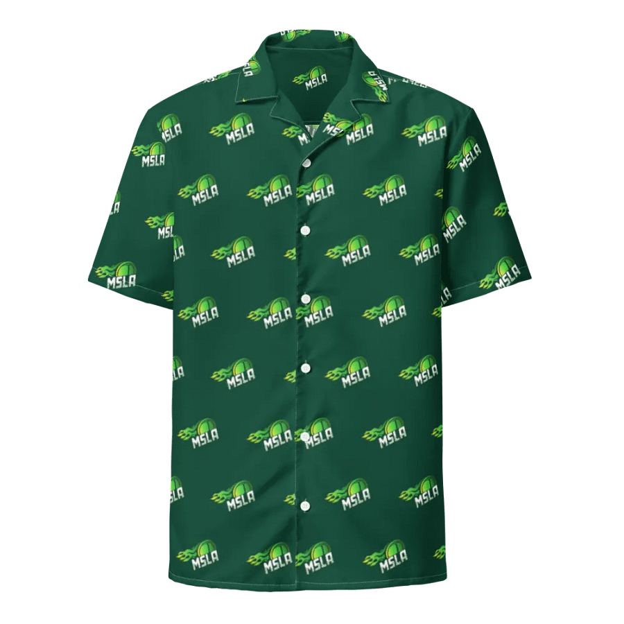 MSLA Green Hawaiian Shirt product image (1)