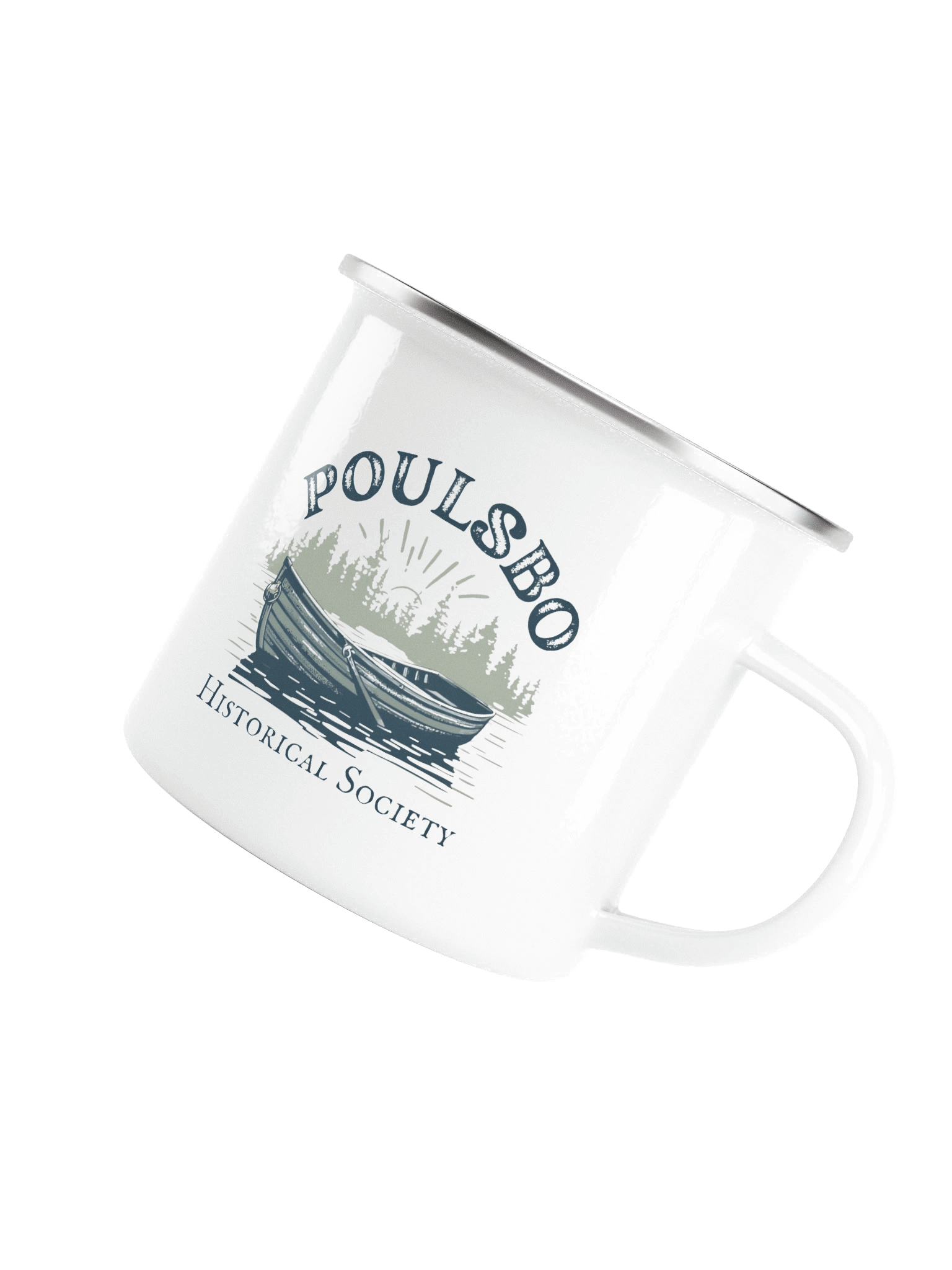 Sunlit Rowing Adventure Enamel Mug product image (5)