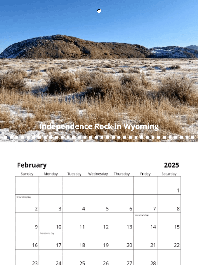 2025 Photo Calendar product image (3)