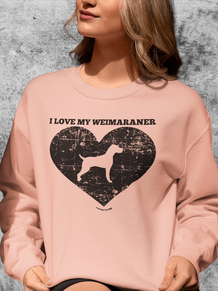 I Love My Weimaraner - Cotton Heritage Premium Sweatshirt product image (5)