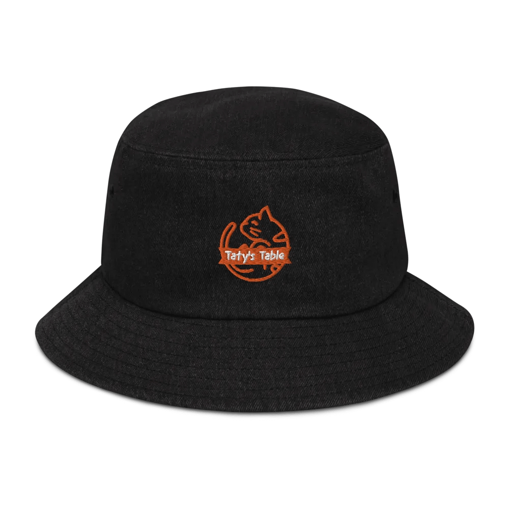 Taty's Table Denim Embroidered Bucket Hat product image (1)