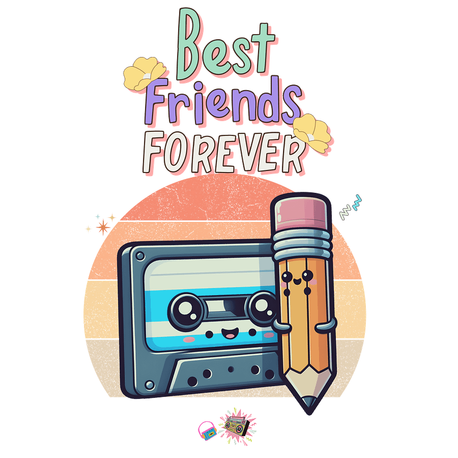 Cassette and Pencil BFF product image (2)