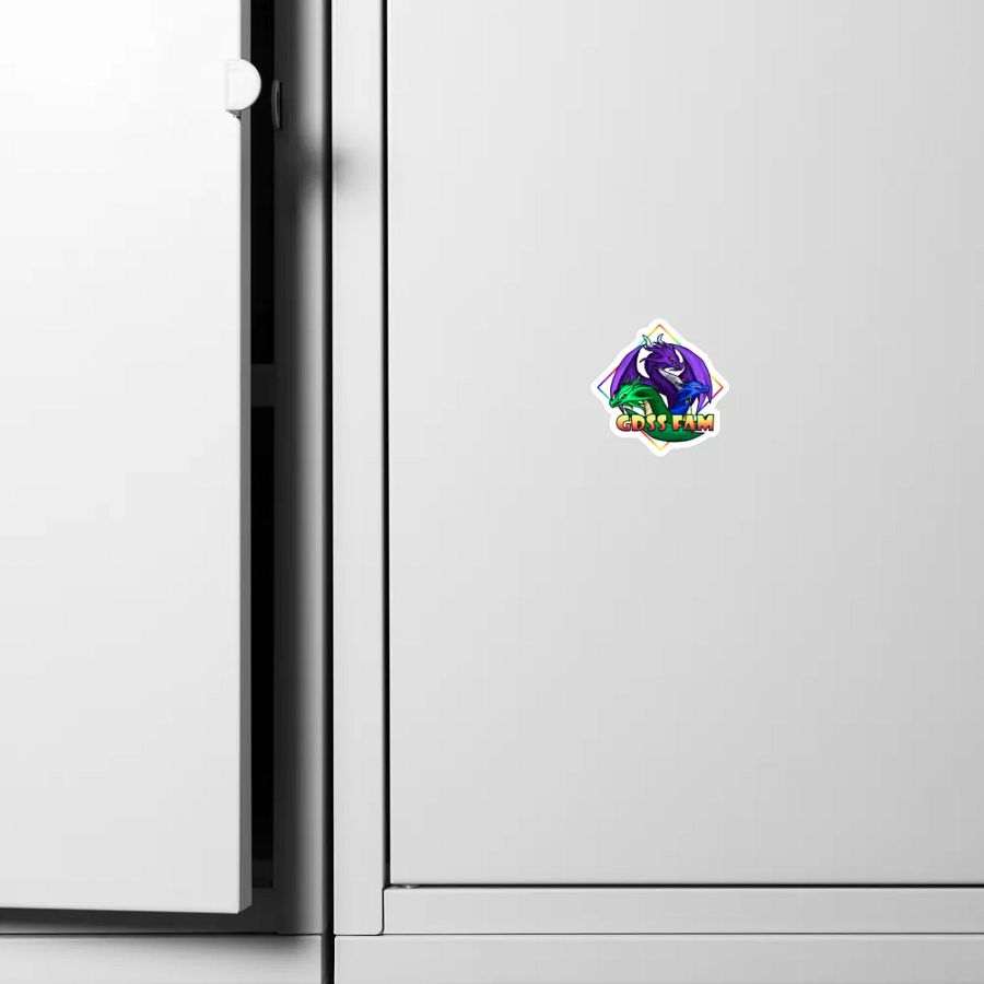 Dragon Trio Emblem Die-Cut Magnets product image (10)