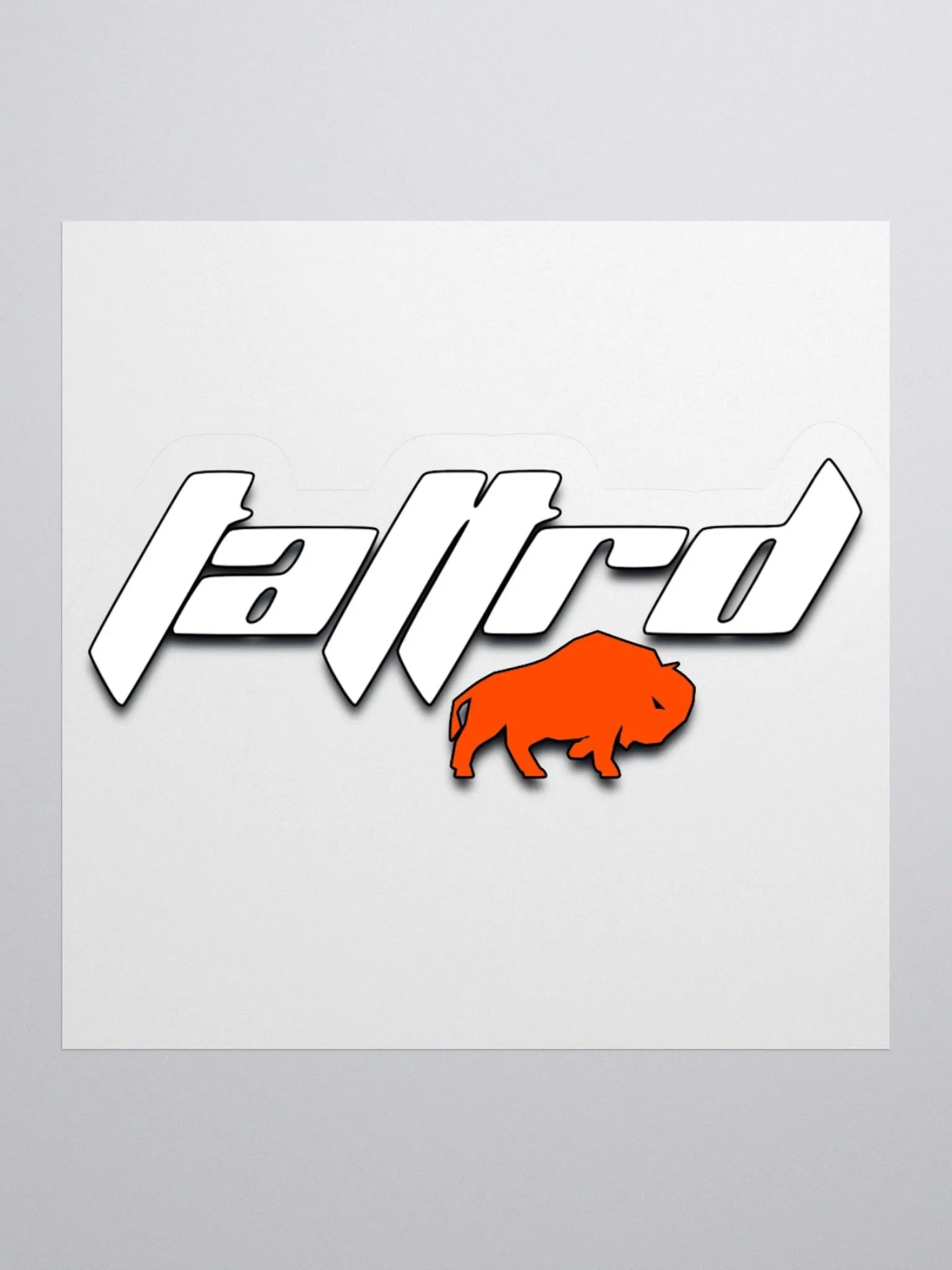 Official TATTRD w/ Bison Logo Sticker product image (3)