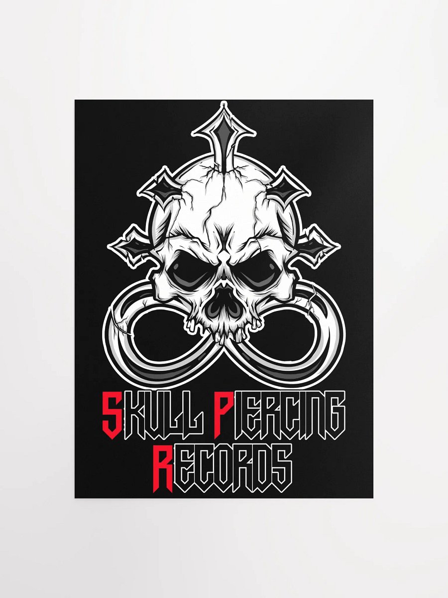 Skull Piercing Records Matte Poster product image (2)