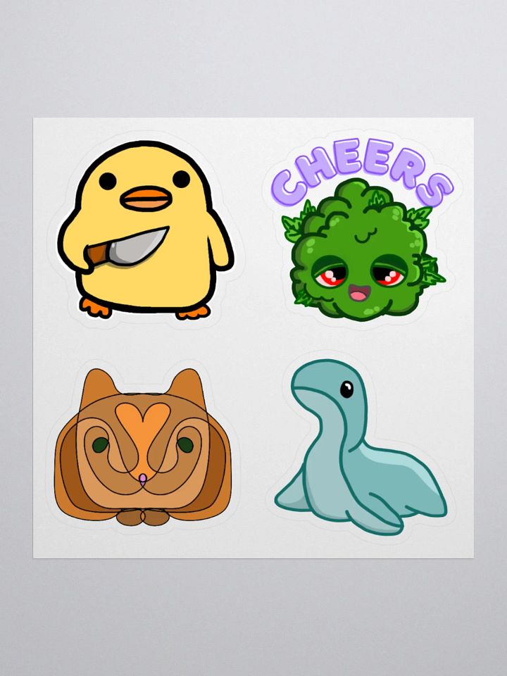 Whimsical Character Sticker Set product image (1)