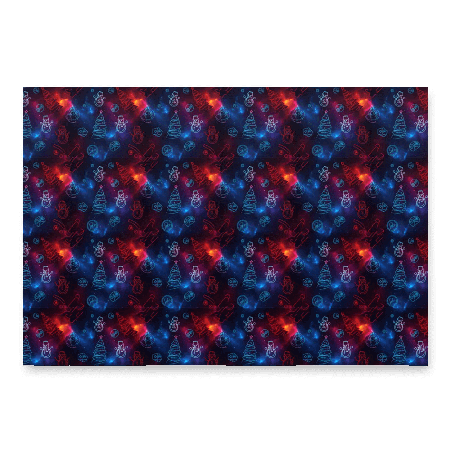 Ibreon Esports Holiday Wrapping Paper - Neon Nebula product image (3)