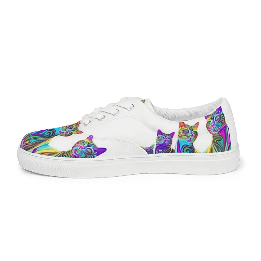 Curious Cats Women's Lace-Up Canvas Shoes product image (3)