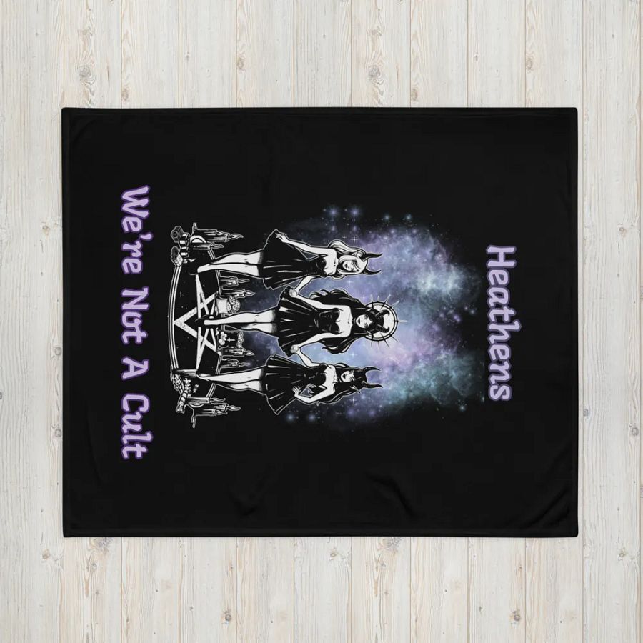 We're Not A Cult Blanket W/Background product image (4)