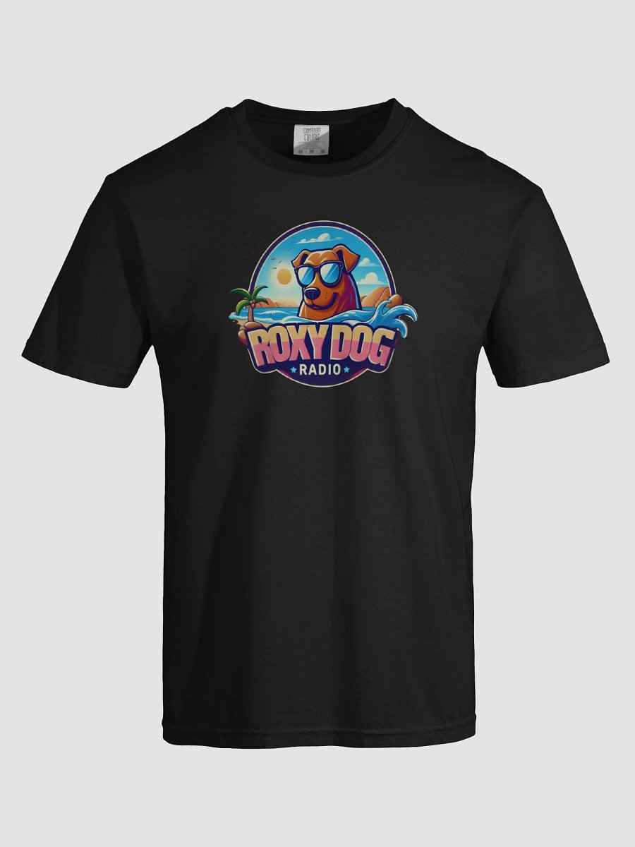 Roxy Dog Radio Cool Dog on The Beach T-Shirt product image (94)