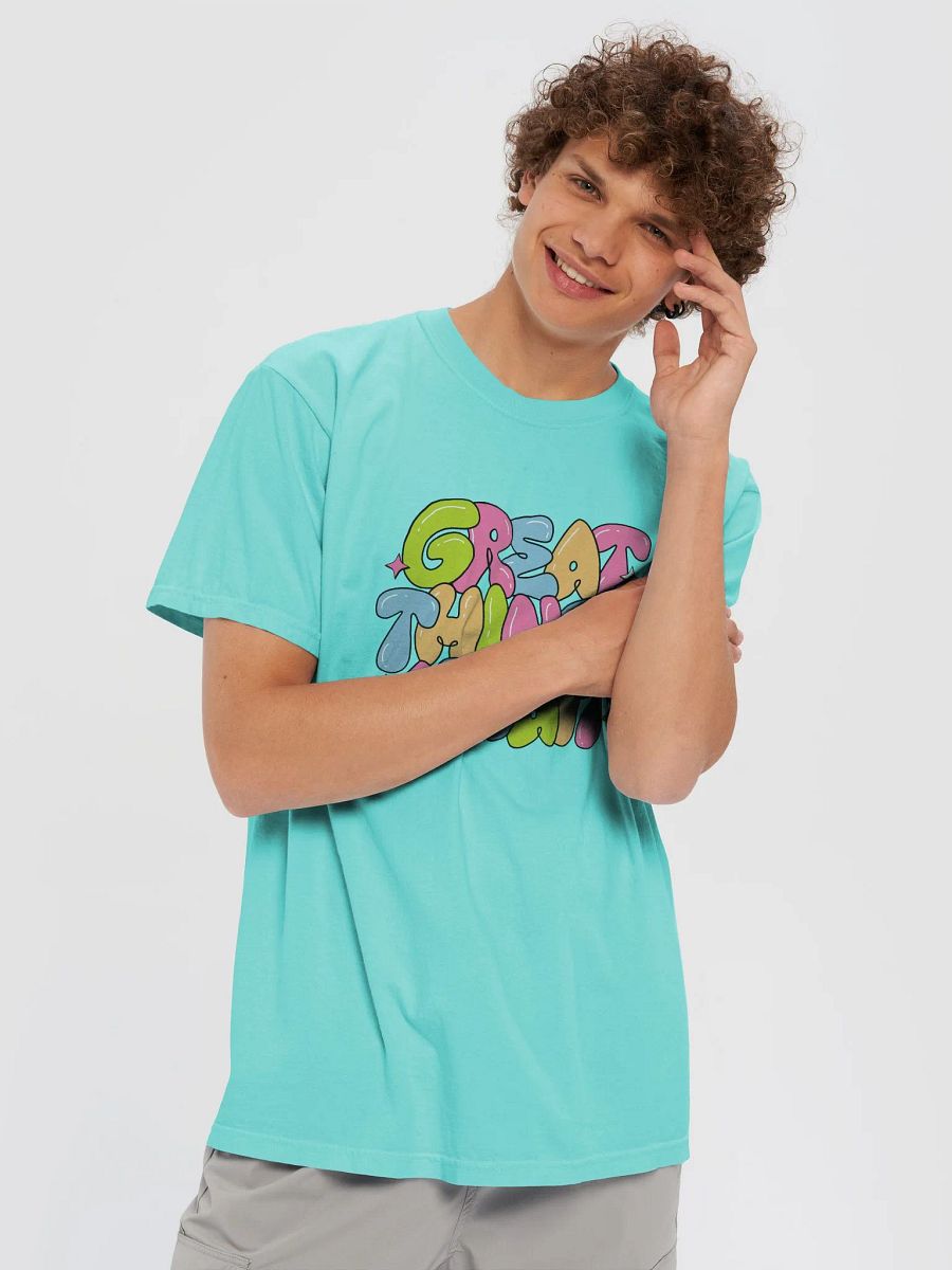 Great things await tee product image (3)