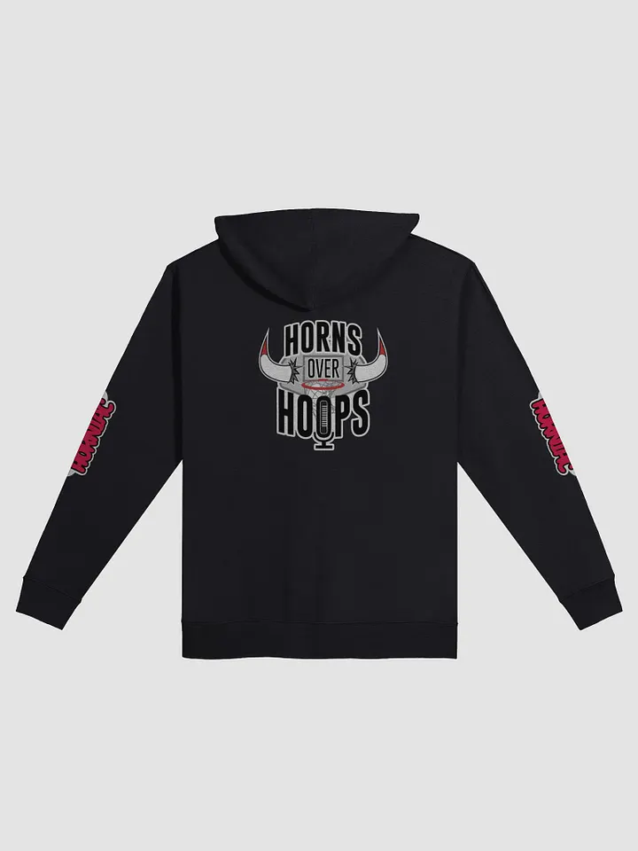 Horns Over Hoops Zip-Up Hoodie product image (2)