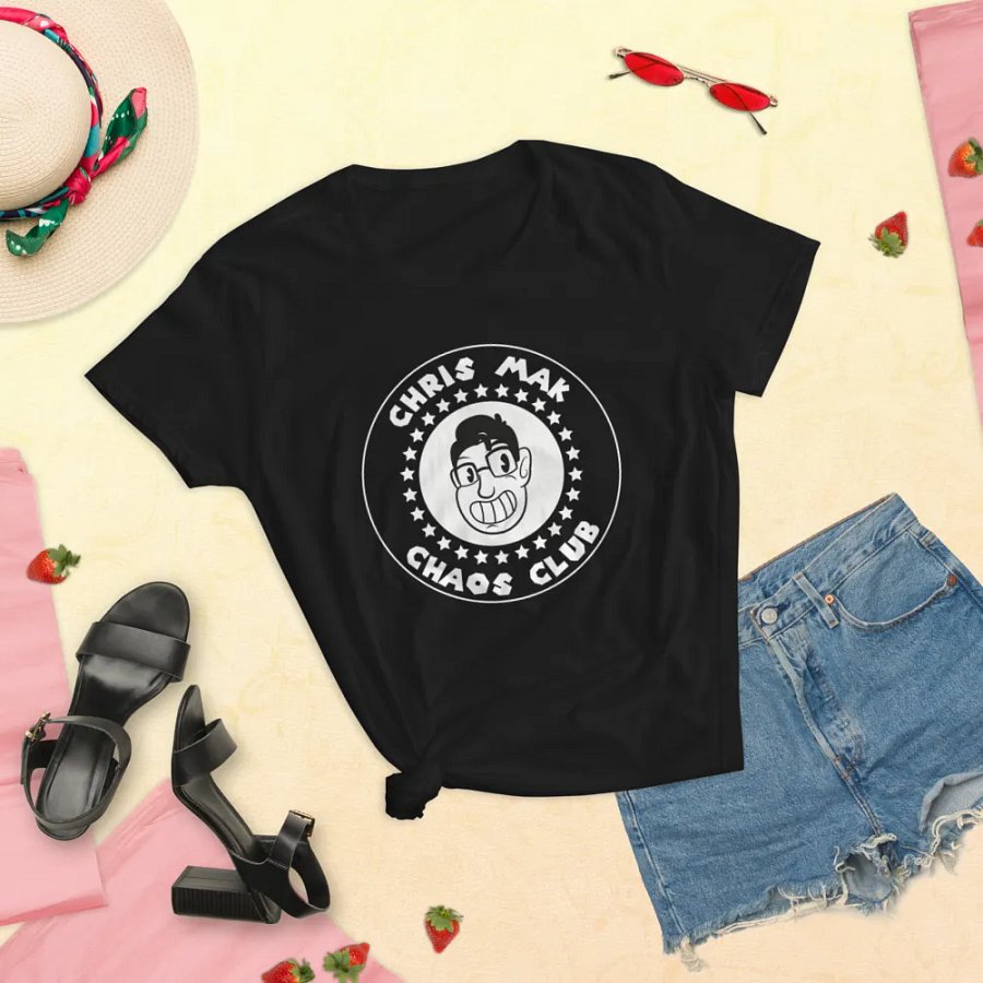 WOMEN'S FIT CHAOS CLUB SHIRT (DARK) product image (10)