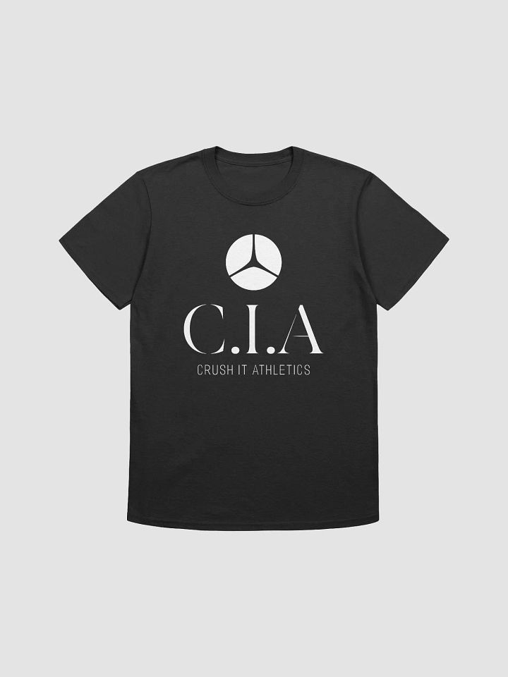 CIA Logo Graphic Unisex T-Shirt - White logo product image (1)