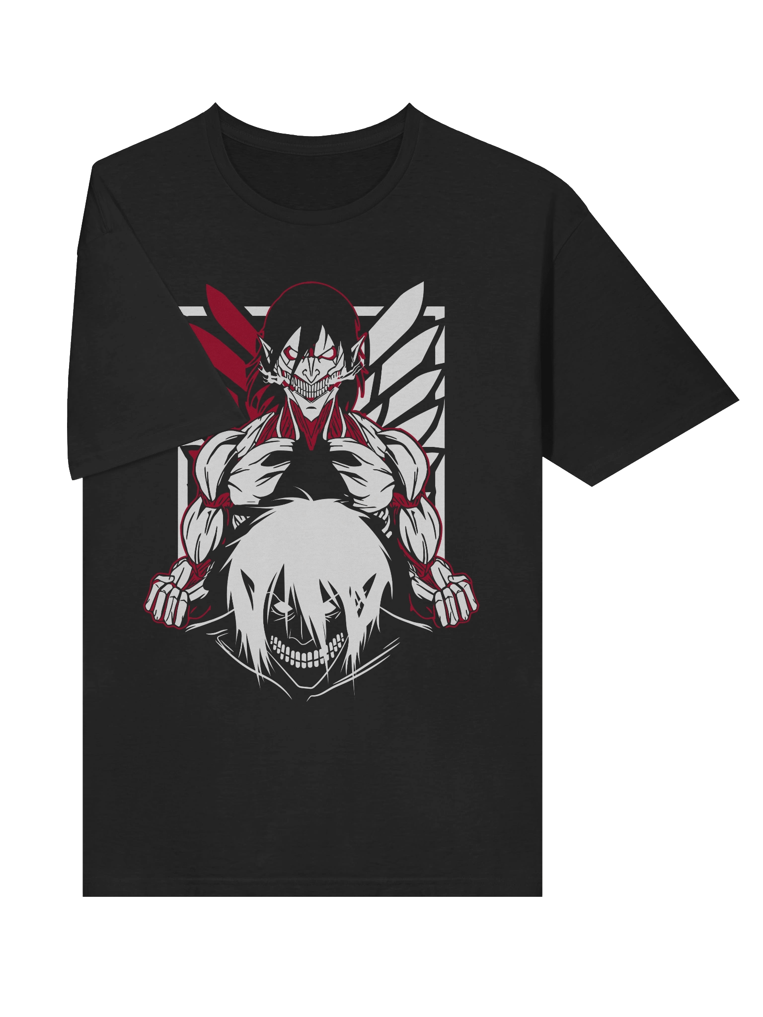 Attack on Titan – Eren Yeager Titan Resolve – Gildan Softstyle T-Shirt product image (3)